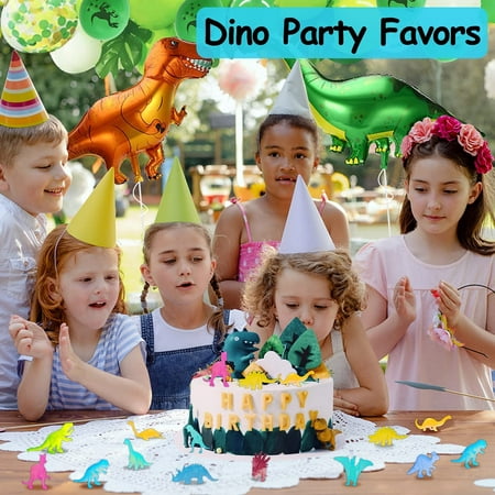 Dinosaur Toys 48 Pcs Dinosaur Toys Set Party Favors for Kids Plastic Realistic Dino Figure Bulk