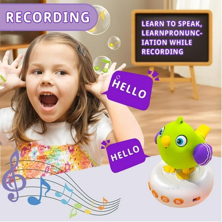 Baby Talking Musical Toys,STEM Toys Children's watch toys for 6 9 12 Month old Kids，Baby Early Learning Educational Toys for 1 2 3 4 5 6 Years Kids,Recording Dancing Singing and Repeat What You Say