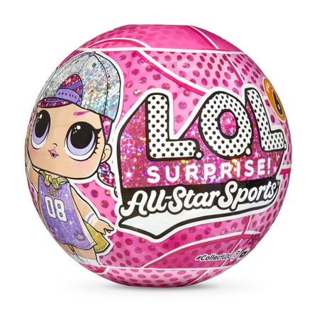 LOL Surprise All-Star B.B.s Sports Sparkly Basketball Series Dolls with 8 Surprises, Great Gift for Kids Ages 4 5 6+