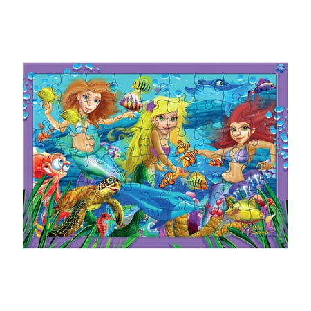 3D LiveLife Tray Jigsaw Puzzle - Mermaid Magic. Lenticular 3D Mermaid Puzzle with 40 Pieces! Tray Puzzle Range from Deluxebase. Original artwork licensed from renowned artist, Michael Searle!