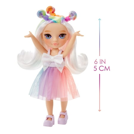 Rainbow High Littles – Opal Raine, Rainbow 5.5" Posable Small Doll with Purse, Magical Pet Unicorn, Toy Gift for Girls Ages 4-12