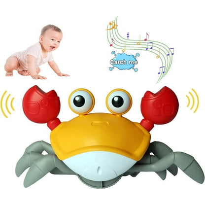 Zendure Crawling Crab Baby Toy Infant Tummy time Toys 3 4 5 6 Babies boy Girl Sensory Toys 3-6 6-12 Learning to Crawl 9-12 12-18 Walking Toddler Gifts