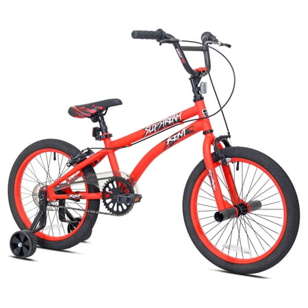 Kent Bicycles 18" Boy's BMX Slipstream Bicycle with Helmet, Red