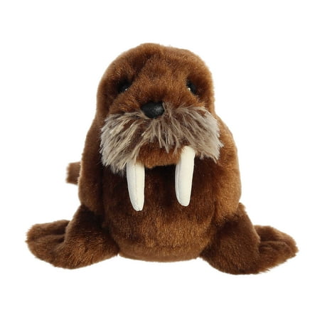 Aurora - Small Brown Mini Flopsie - 8" Walrus - Adorable Stuffed Animal