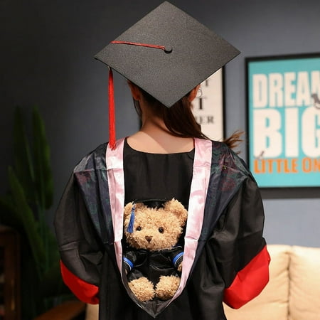 ICQOVD New 2024 Exquisite Fashion Graduation Bear Class of 2024 Graduation Plush 9 Inch Graduation Bear Gift Kindergarten Graduation Stuffed Graduation Doll with Diploma and Sash