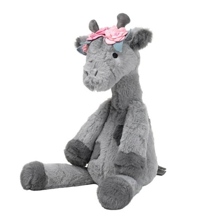 Lambs & Ivy Giraffe and a Half Gray Plush Stuffed Animal Toy - Skylar