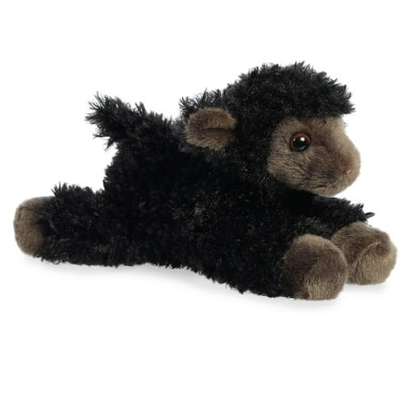 Aurora - Small Black Mini Flopsie - 8" Ebony Lamb - Adorable Stuffed Animal