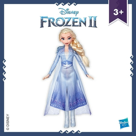 Disney Frozen 2 Elsa Fashion Doll with Long Blonde Hair & Blue Outfit