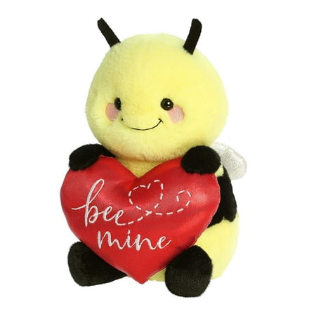 Aurora - Small Yellow JUST SAYIN' - 9" Bee Mine Bee - Witty Stuffed Animal