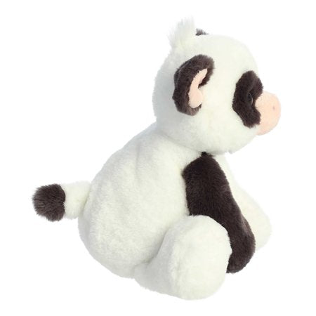 Aurora - Medium White Flopsie - 12" Bessie Cow - Adorable Stuffed Animal