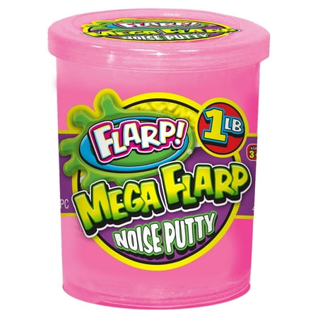 JA-RU Flarp Mega Flarp Noise Putty - 1 Pound Mega Value (Colors will Vary), Novelty Impulse Toys