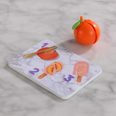 KidKraft Create & Cook™: Peach Popsicles Pretend Play Set