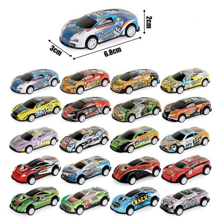 5Pcs Party Favor Car Toys Pull Back Race Car Party Favors for Boys Mini Toy Cars Kids Plastic Vehicle Set