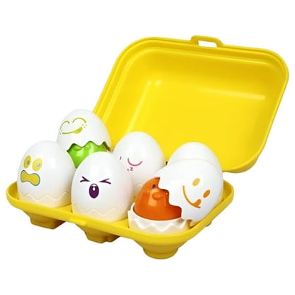 TOMY Toomies Hide And Squeak Eggs, Matching & Sorting Learning Toys For Babies and Toddlers, 6m+