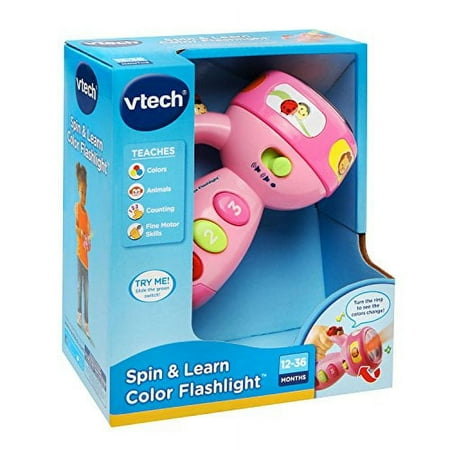 VTech Spin and Learn Color Flashlight Electronic Learning Toy