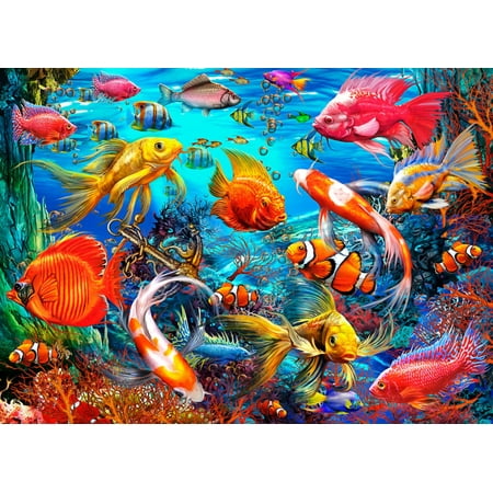 Vermont Christmas Company Tropical Fish - 1000 Piece Jigsaw Puzzle