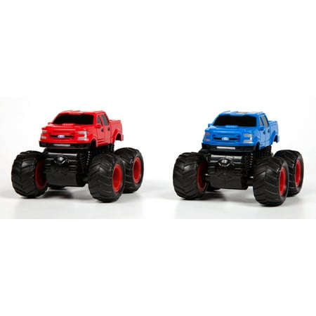 54pcs Monster Truck Mayhem Friction Play Set - 2pack Ford