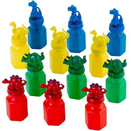 dinosaur bubble bottles - 1 - for boys, girls, parties, gifts, & birthdays - by kidsco