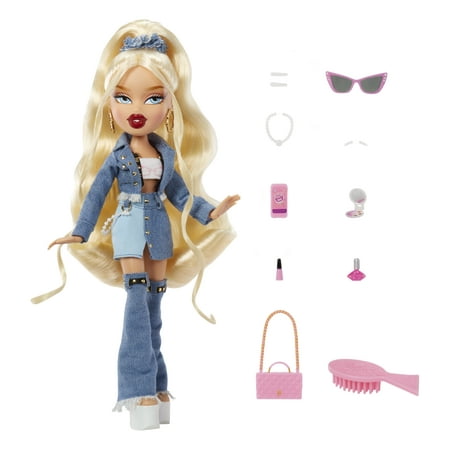 Alwayz Bratz Cloe Fashion Doll with 10 Accessories and Poster, Multicolor