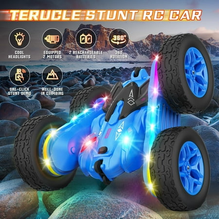 Remote Control Toys for 5 6 7 8 Year Old Boys, RC Stunt Cars Toys for Girls Boys Christmas Gift