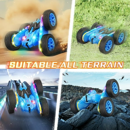 Remote Control Toys for 5 6 7 8 Year Old Boys, RC Stunt Cars Toys for Girls Boys Christmas Gift