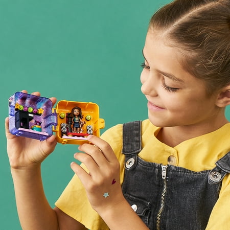 LEGO Friends Andrea's Play Cube 41400 Building Kit, Includes a Pop Star Mini-Doll and Toy Pet (49 Pieces)