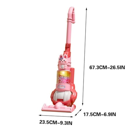 Adofi Life Vac, Kids Vacuum that Really Works, Pretend Play Toy, Toddler Vacuum Cleaner with Real Suction Power, Toy Vacuum for Toddlers 1-3 with Real Function, Bright Light & Realistic Sounds