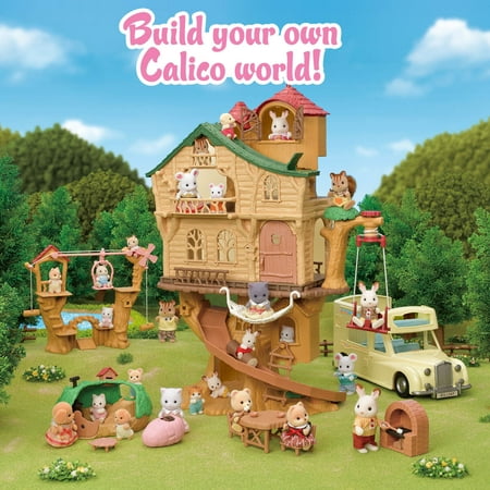 Calico Critters Lakeside Lodge Gift Set, Dollhouse Playset with Figure and Furniture