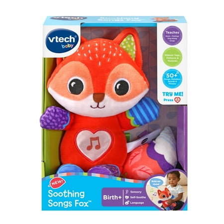 VTech Soothing Songs Fox™ Fabric Electronic Pets Baby and Toddler Toys