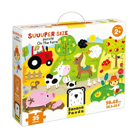 Suuuper Size Puzzle - On the Farm: 35 Pcs