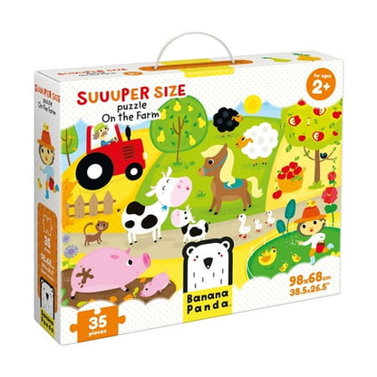 Suuuper Size Puzzle - On the Farm: 35 Pcs