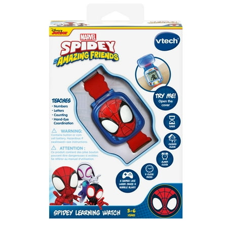 VTech Spidey and His Amazing Friends Spidey Learning Watch, Baby and Toddler Toys