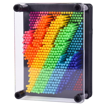 Toymendous Rainbow 3D Pin Art - Kids, Unisex Ages 3+