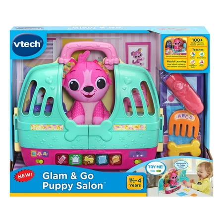 VTech® Glam & Go Puppy Salon™ & Carrier With Grooming Tools