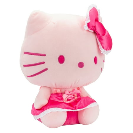 12 inch Pink Monochorme Hello Kitty Childs Plush Toy