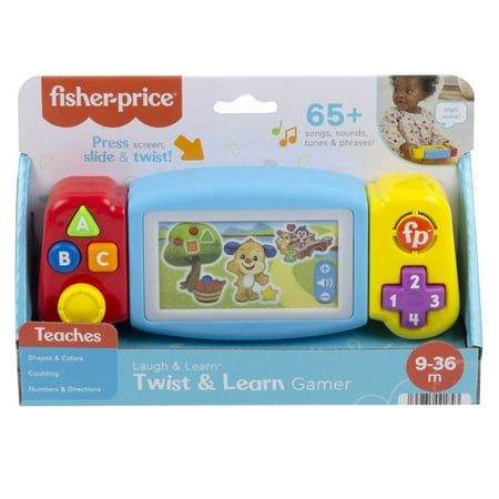 Fisher-Price Laugh & Learn Twist & Learn Gamer Pretend Video Game Learning Toy for Infant & Toddler