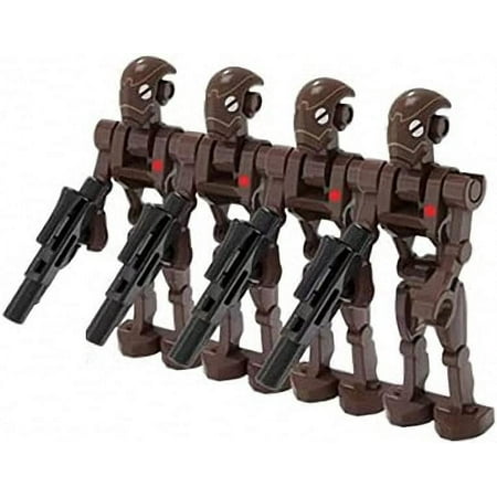 28-Piece Pack Battle Soldiers, Generals and Droids with Weapons Set, Building Blocks Action Figures Toy, Boys Kids Gift 492