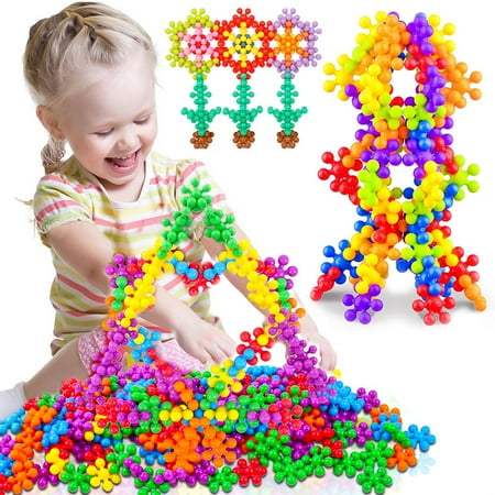 Carkira 200 Pieces Building Blocks Toys for Kids, Early Childhood Educational Matching Playset, Creative Toys for Kids for Boys and Girls 3+