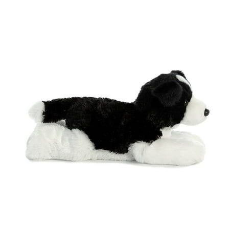 Aurora - Medium Black Flopsie - 12" Border Collie - Adorable Stuffed Animal