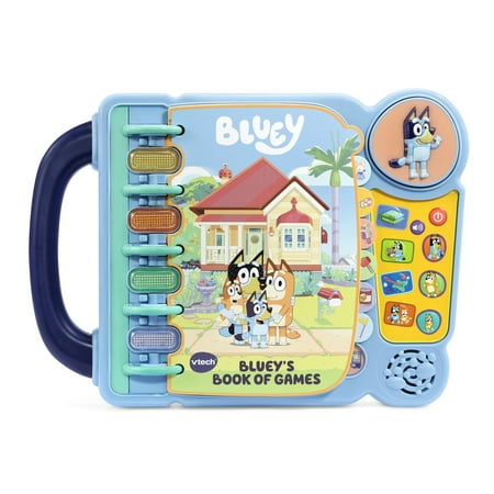 VTech Bluey Bluey's Book of Games Bluey Bluey Alphabet Toys Baby and Toddler Toys