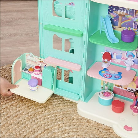 Gabby's Dollhouse, Bakey with Cakey Kitchen with Figure and 3 Accessories, 3 Furniture and 2 Deliveries, Kids Toys for Ages 3 and up