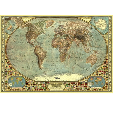 Anatolian 2000Piece Jigsaw Puzzle - World Map Jigsaw Puzzle