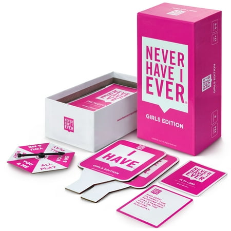 Never Have I Ever Girl's and Bachelorette Edition, Hilarious and Revealing Party Card Game for Adults