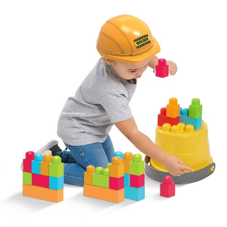 Spark Create Imagine Construction Builder Bucket, Kids Toys for Ages 3 up