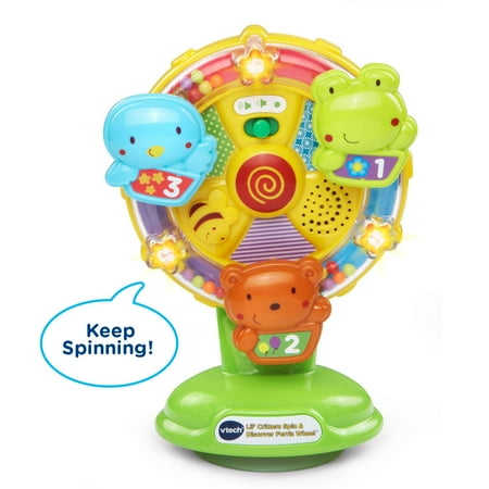 VTech Lil' Critters Spin and Discover Ferris Wheel, Toddler Learning Toy