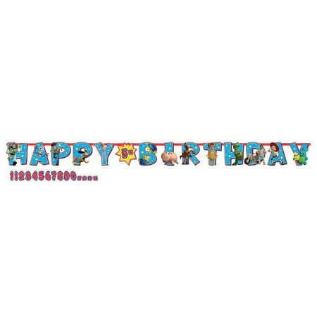 Toy Story 4 Add-an-Age Happy Birthday Banner