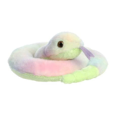 Aurora - Small Multicolor Mini Flopsie - 8" Lula Snake - Adorable Stuffed Animal