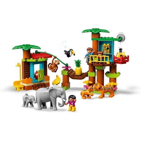 LEGO DUPLO Town Tropical Island 10906 Exclusive Building Bricks (73 Pieces) Frustration-Free Packaging