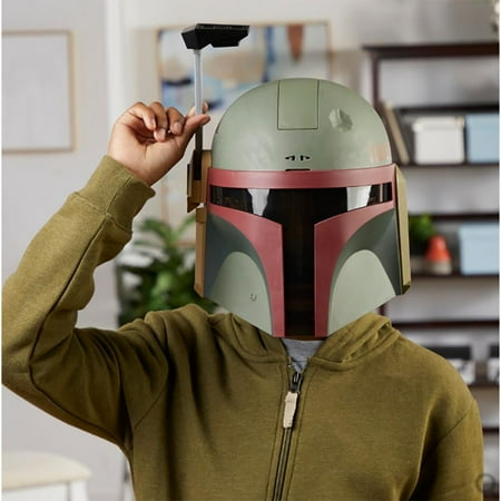 Star Wars: Boba Fett Kids Electronic Toy Costume Mask for Boys and Girls Ages 5 6 7 8 9 10 and Up