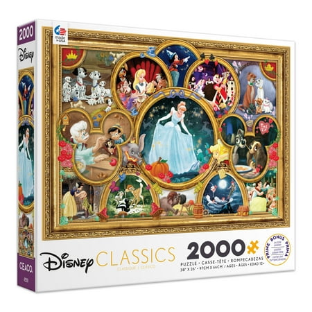 Ceaco 2000-Piece Disney Classics Interlocking Jigsaw Puzzle